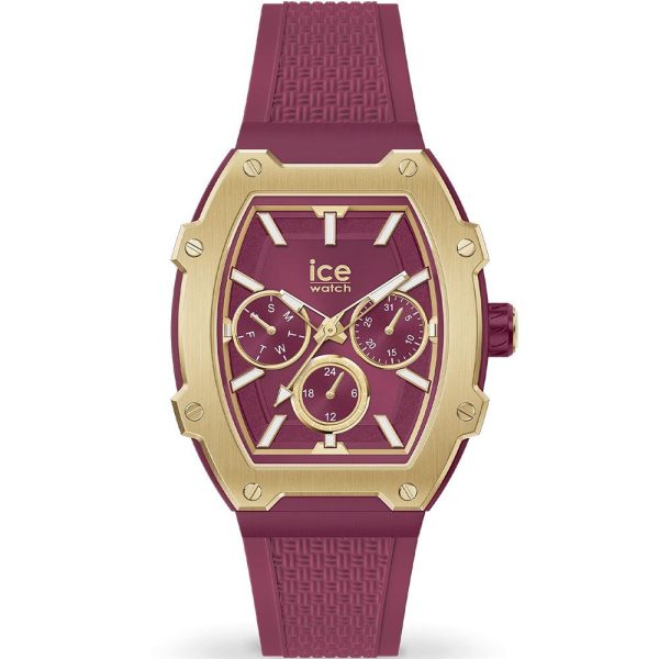 Ice Watch Boliday Gold Burgundy reloj de mujer 35mm 022868