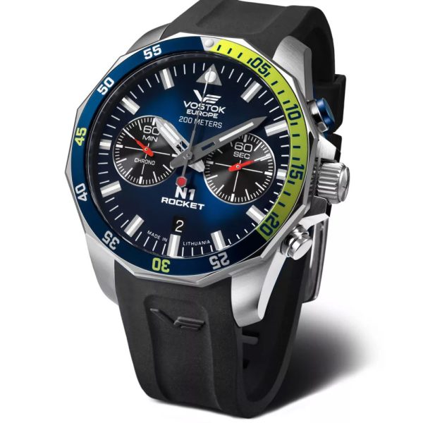 Vostok Europe N1 Rocket reloj de hombre 225A708-SBLK