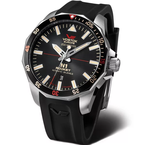 Vostok Europe N1 Rocket reloj de hombre NH35A-225A709-SBLK