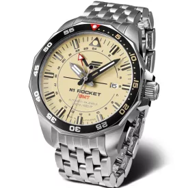 Vostok Europe N1 Rocket GMT reloj de hombre NH34A-225A713-B