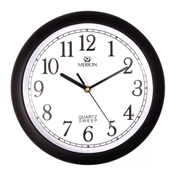 Merion reloj de pared 3515-1 – negro