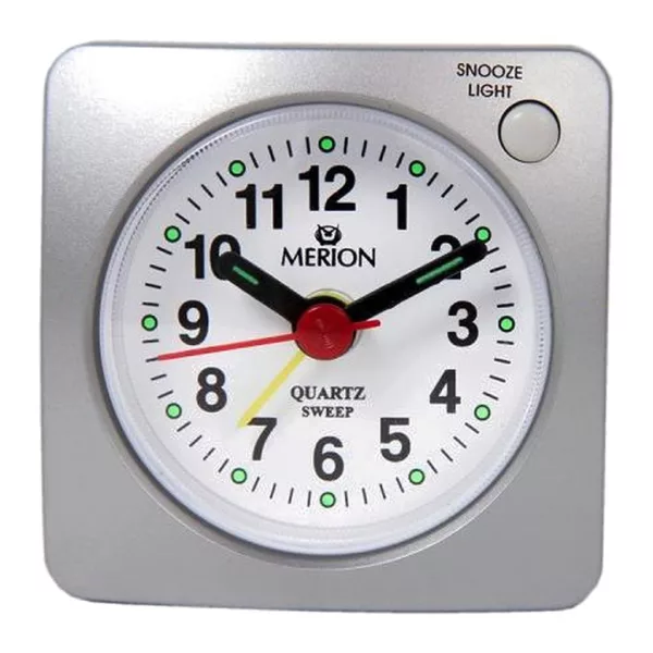 Merion despertador 3740-8 – plateado