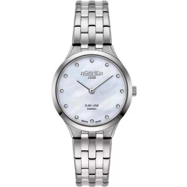 Roamer Slim Line Diamond reloj de mujer 512847 41 89 20