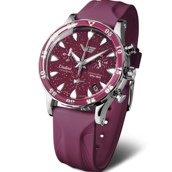 Vostok Europe Undiné Cranberry reloj de mujer colocar VK67-515A774