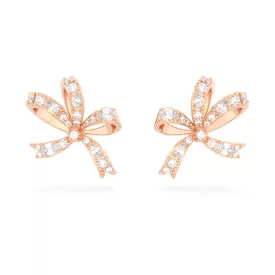 Swarovski Hyperbola pendientes de mujer 5647572 – transparente y oro rosa