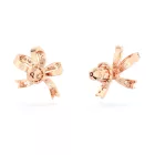 Swarovski Hyperbola pendientes de mujer 5647572 – transparente y oro rosa