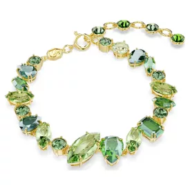 Swarovski Gema pulsera de mujer 5652822 – verde y dorado