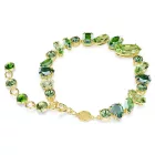 Swarovski Gema pulsera de mujer 5652822 – verde y dorado