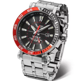   Vostok Europe Energia Rocket GMT reloj de hombre NH34A-575A717-BK