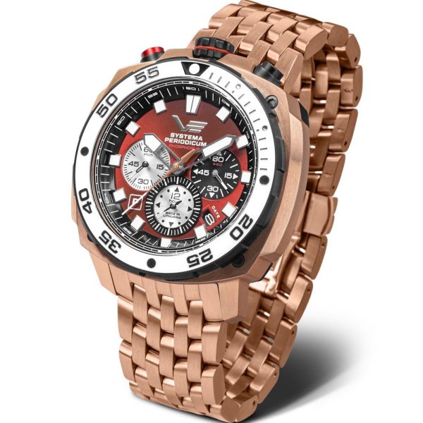 Vostok Europe Systema Periodicum Phosphorus reloj de hombre VK67-650E724-B