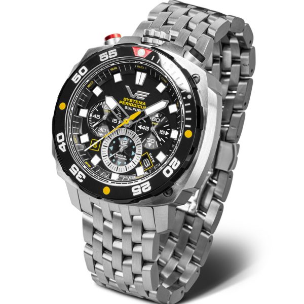Vostok Europe Systema Periodicum Sulfur reloj de hombre VK67-650E725-B