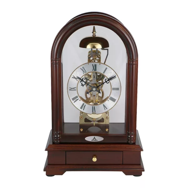 Astron ingás mechanikus fa asztali óra, tölgy színű 6609-0