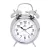 Merion despertador de metal 6693-8 – plateado
