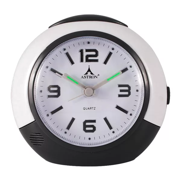 Astron despertador 6712-5 – blanco y gris
