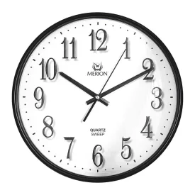 Merion reloj de pared 6714-3 – negro