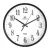 Merion reloj de pared 6714-3 – negro
