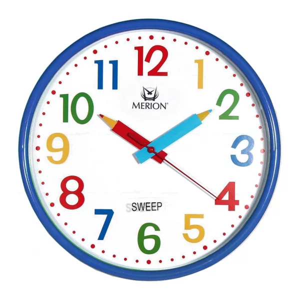 Merion reloj de pared 6722-3 – azul
