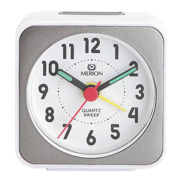 Merion despertador 6726-5 – blanco y gris