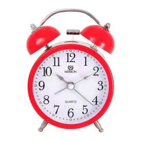 Merion despertador de metal 6814-4 – rojo