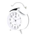 Merion despertador de metal 6814-7 – blanco