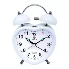 Merion despertador de metal 6818-7 – blanco