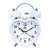 Merion despertador de metal 6818-7 – blanco