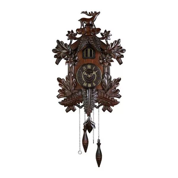 Merion reloj de cuco de madera 6827-2 – nogal