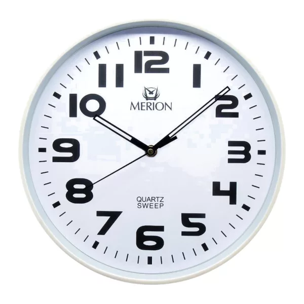 Merion reloj de pared 6830-7 – blanco