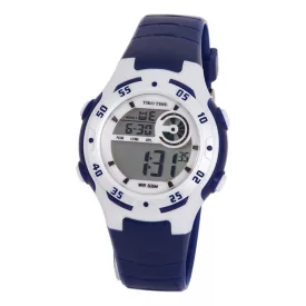 Reloj digital de mujer Tiko Time 7455-1 – azul y blanco