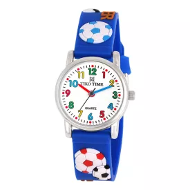 Reloj infantil Tiko Time con motivo de fútbol 7458-4