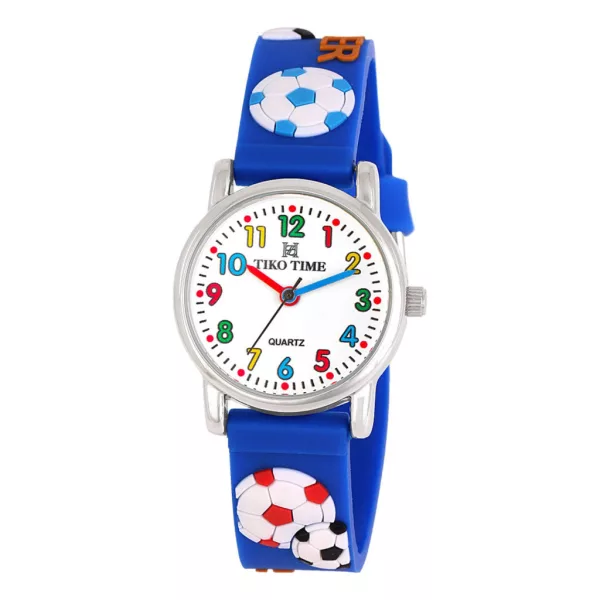 Reloj infantil Tiko Time con motivo de fútbol 7458-4