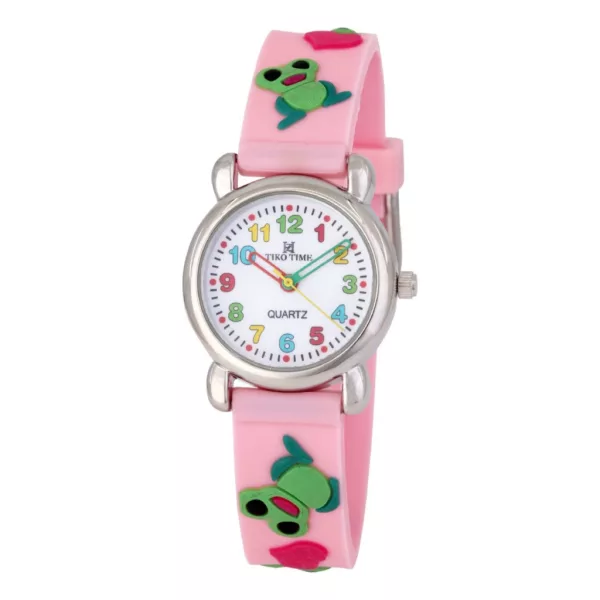 Reloj infantil Tiko Time con motivo de rana 7461-7