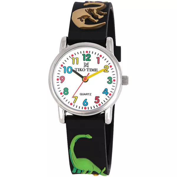 Reloj infantil Tiko Time con motivo de dinosaurio 7466-1
