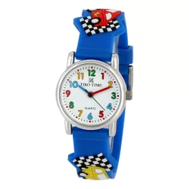Reloj infantil Tiko Time con correa 3D azul 7466-9