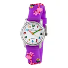 Reloj infantil Tiko Time con correa 3D morado 7468-2