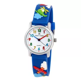 Reloj infantil Tiko Time con correa 3D azul 7468-7