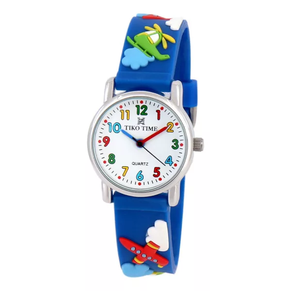 Reloj infantil Tiko Time con correa 3D azul 7468-7