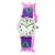Reloj infantil Tiko Time con correa 3D morado 7469-1