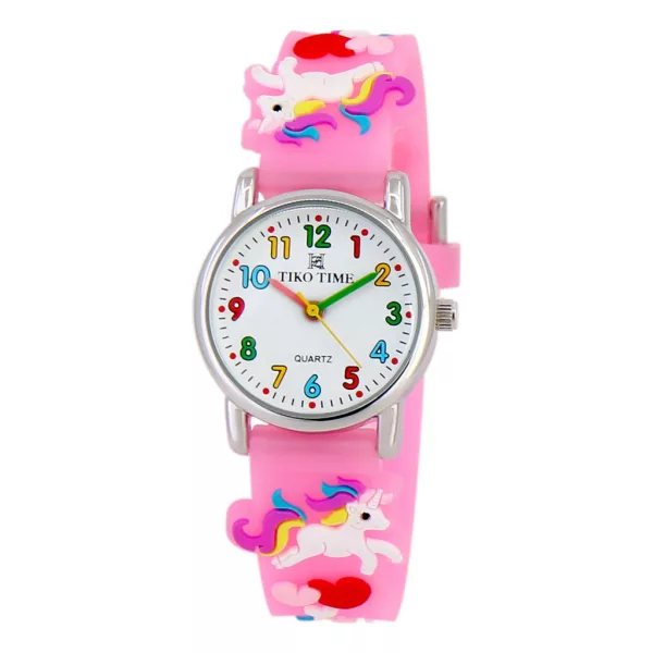 Reloj infantil Tiko Time con motivo de caballo 7469-8