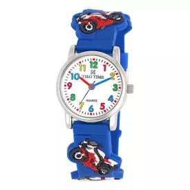 Reloj infantil Tiko Time con motivo de moto 7471-1