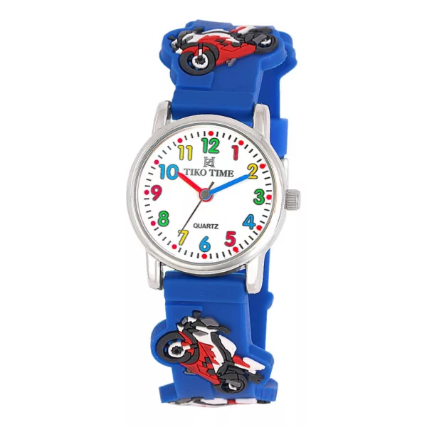 Reloj infantil Tiko Time con motivo de moto 7471-1