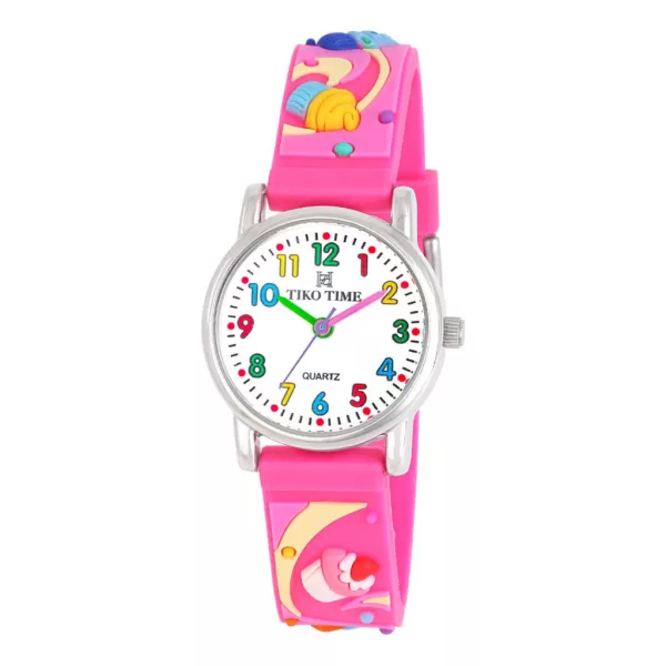 Reloj infantil Tiko Time con motivo de cupcake 7472-3