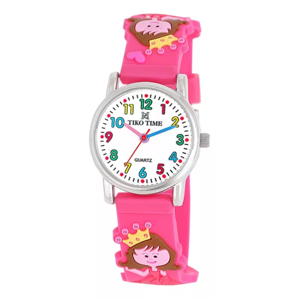 Reloj infantil Tiko Time con motivo de princesa 7472-4