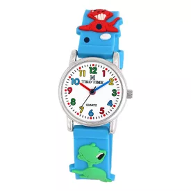 Reloj infantil Tiko Time con motivo de dinosaurio 7473-1