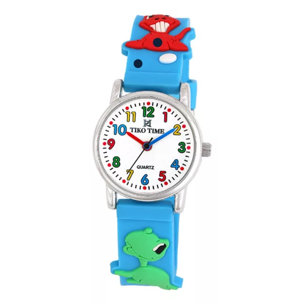 Reloj infantil Tiko Time con motivo de dinosaurio 7473-1