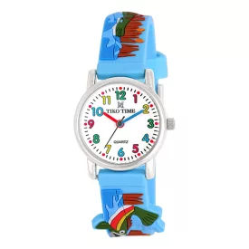 Reloj infantil Tiko Time con motivo de pesca 7473-2