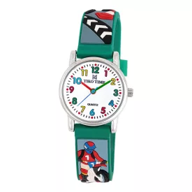 Reloj infantil Tiko Time con motivo de motocross 7473-4
