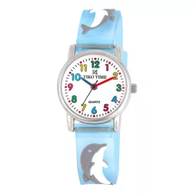 Reloj infantil Tiko Time con motivo de delfín 7473-9