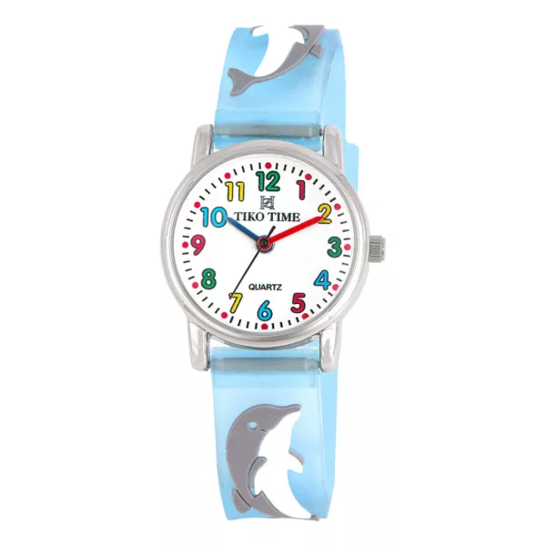 Reloj infantil Tiko Time con motivo de delfín 7473-9