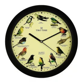 Tiko Time reloj de pared 7646-2 – negro